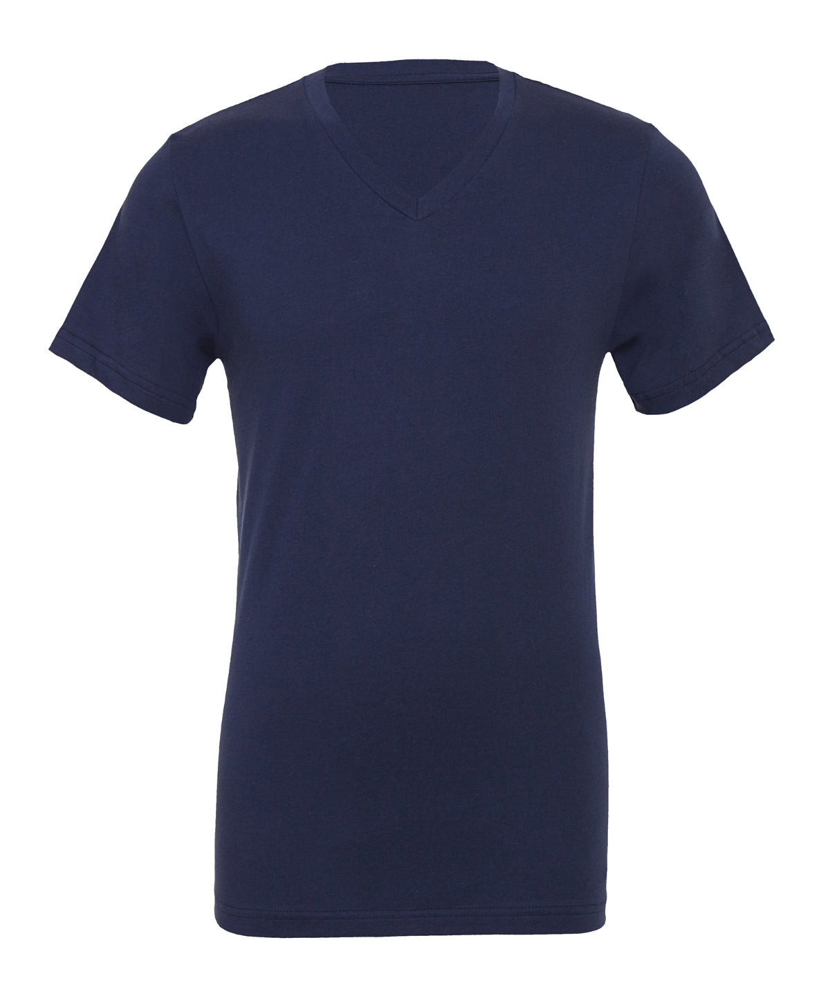 Camiseta unisex de jersey con cuello en V | Azul Marino