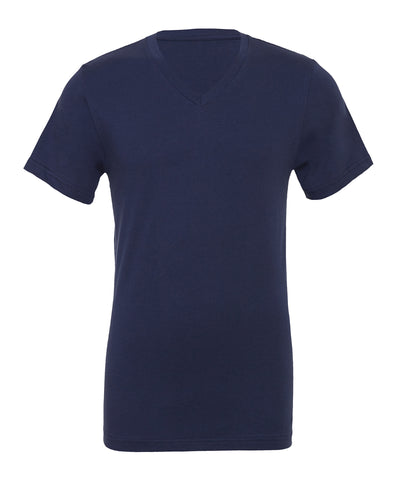 Camiseta unisex de jersey con cuello en V | Azul Marino