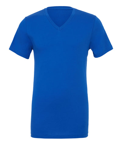 Camiseta unisex de jersey con cuello en V | Azul Real