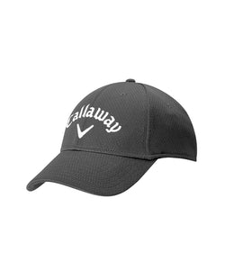Gorra con cresta lateral | Negro