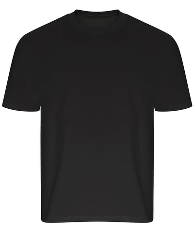 Camiseta extragrande pesada reciclada Arrow | Negro