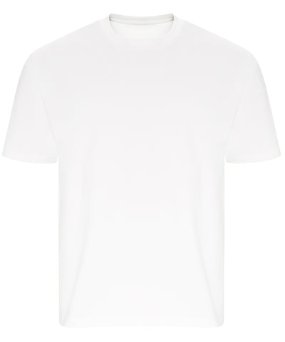 Camiseta extragrande pesada reciclada Arrow | Blanco