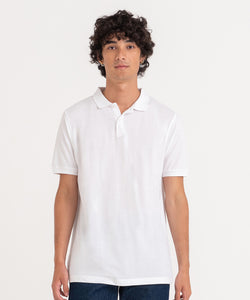 Camiseta polo orgnica Etosha | Negro Profundo