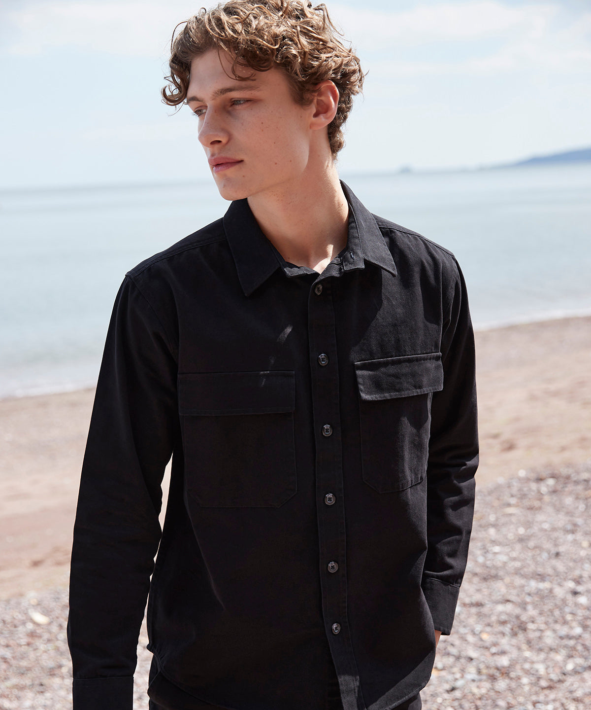 Chemise de travail avec estampille de taladro | Gris Oscuro