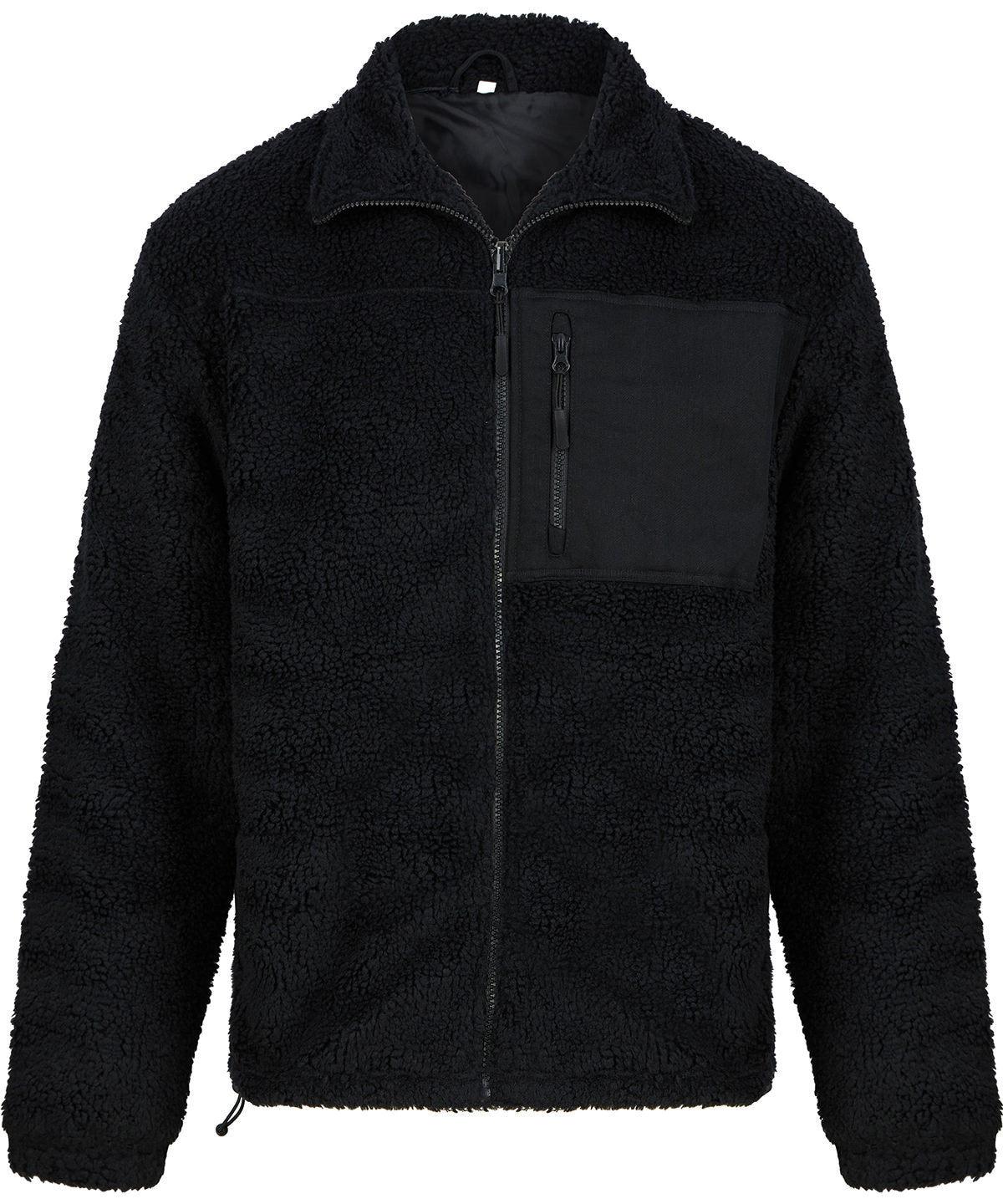 Recyceltes Sherpa-Fleece | Dunkelgrau