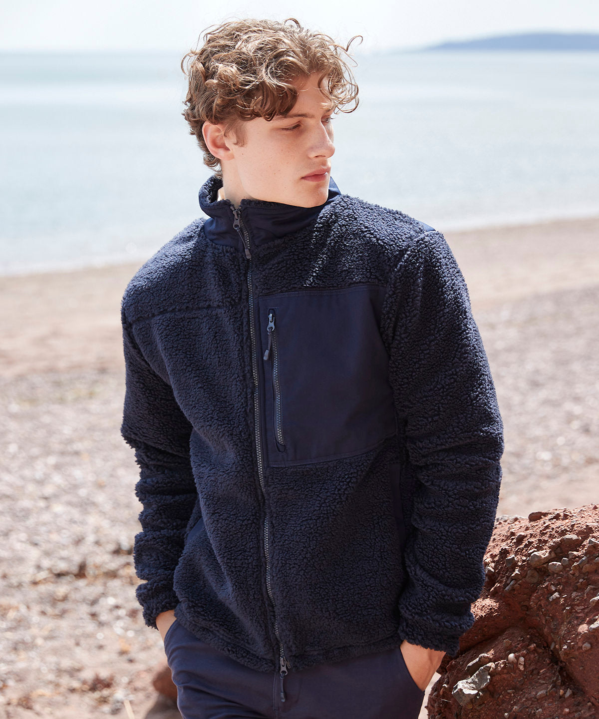 Recyceltes Sherpa-Fleece | Natur