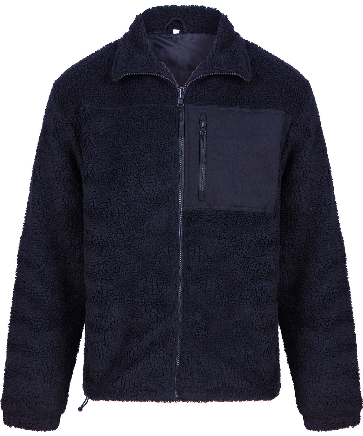 Recyceltes Sherpa-Fleece | Marineblau - Dunkelblau