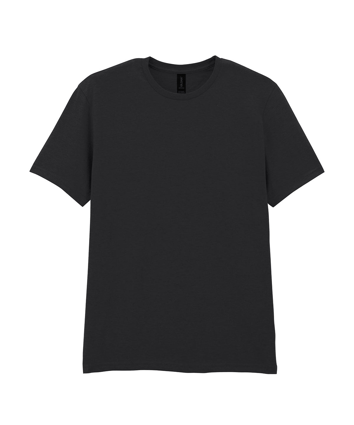 Camiseta de algodn ringspun para adultos estilo Softstyle | Negro