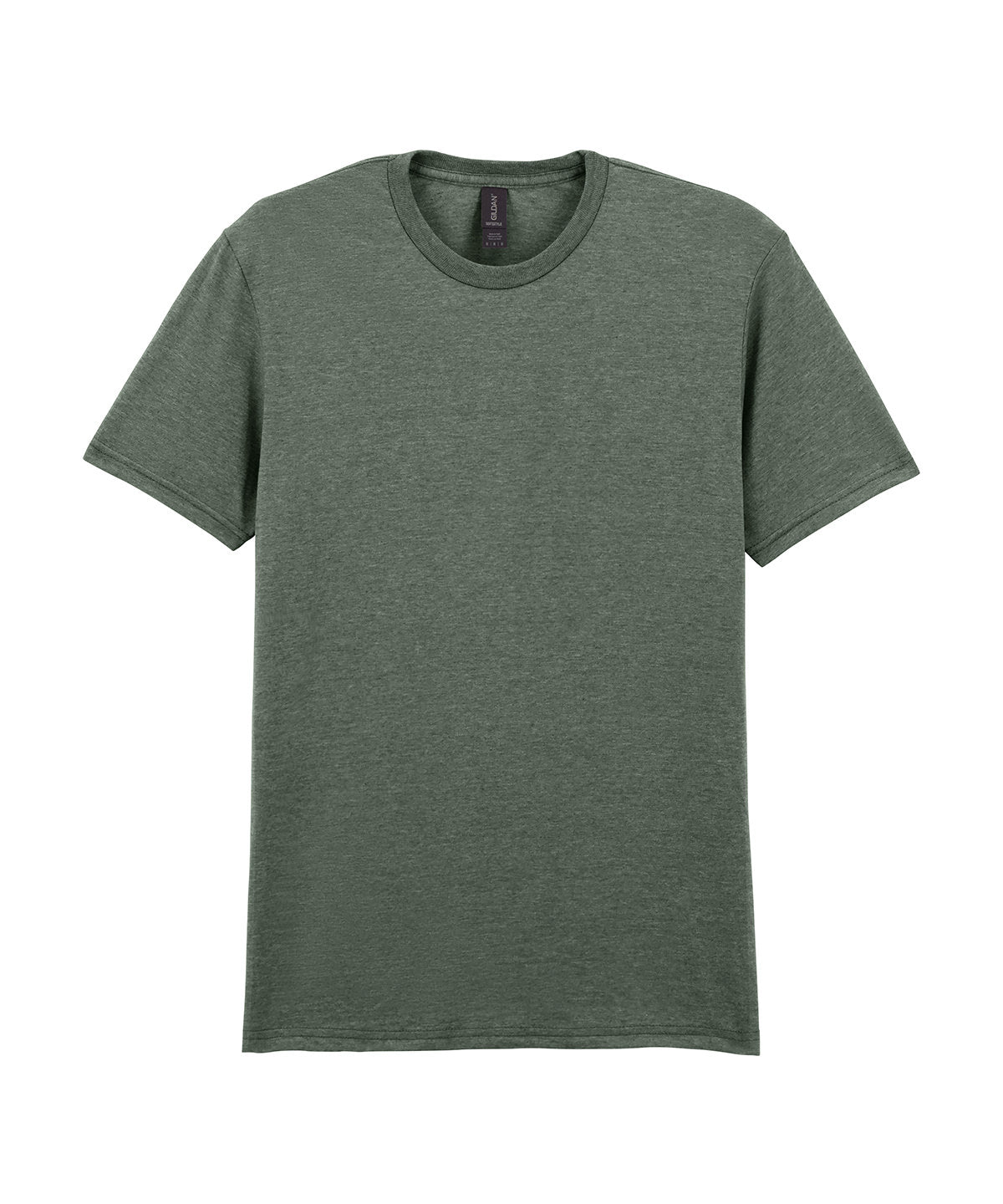 Softstyle Ringspun Cotton T-Shirt für Erwachsene | Meliertes Militärgrün
