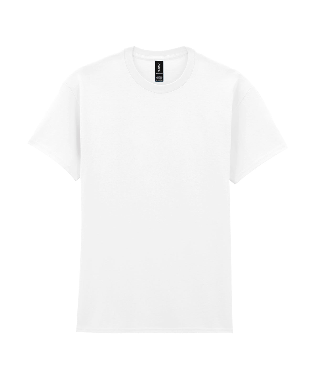 Camiseta de algodn pesado para adultos | Blanco
