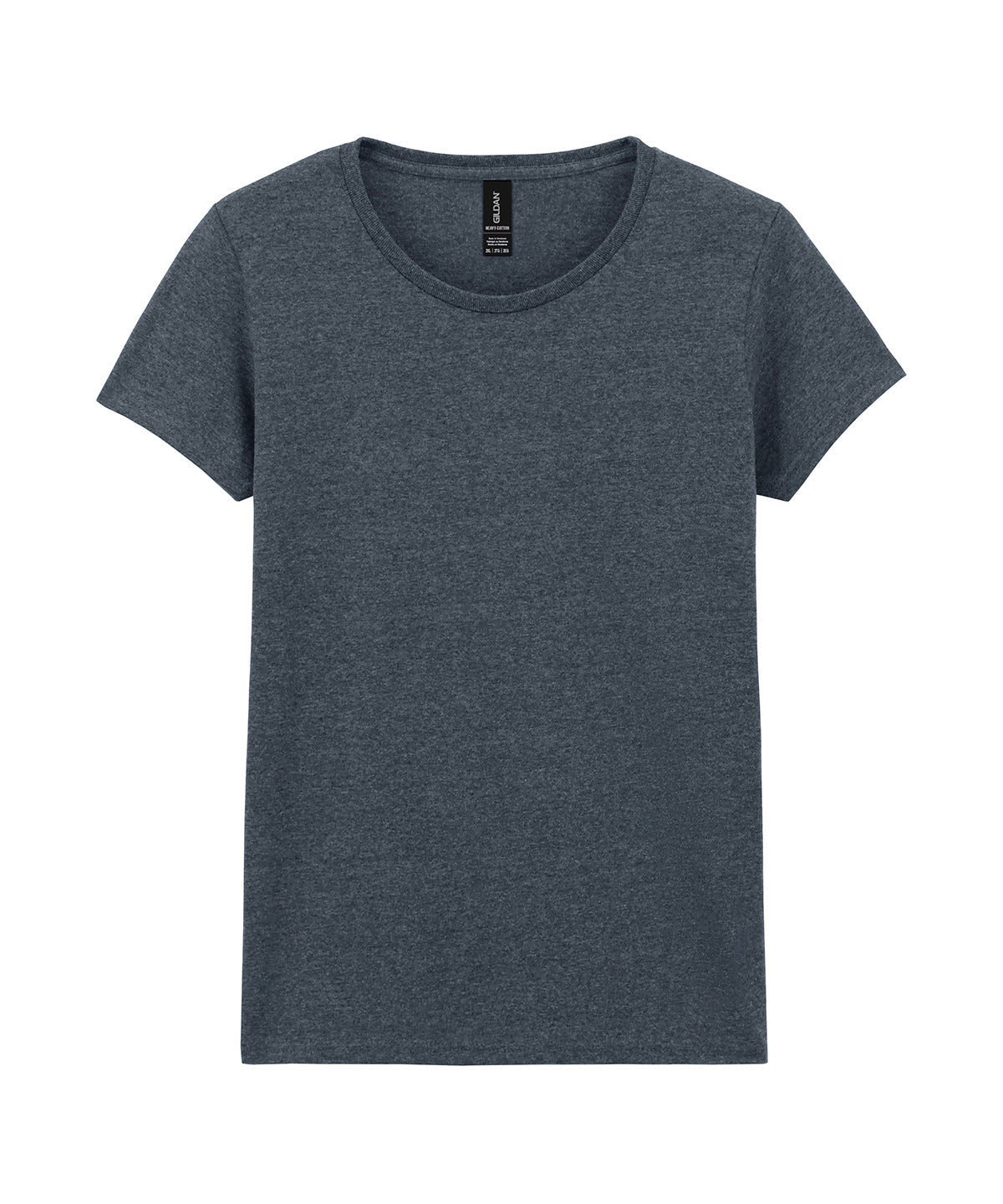 Camiseta de algodn grueso para mujer | Gris Antracita