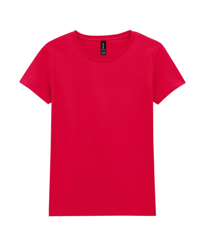 Camiseta de algodn grueso para mujer | Rojo - Carmes