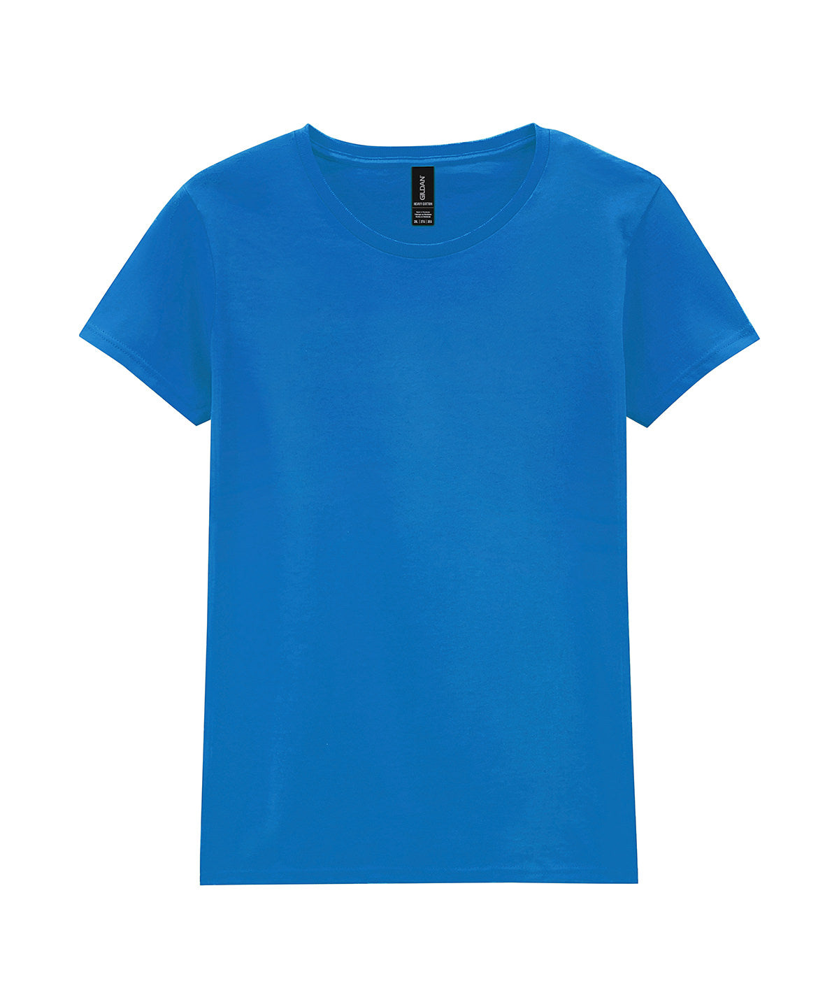 Camiseta de algodn grueso para mujer | Azul Verdadero