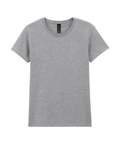 Camiseta de algodn grueso para mujer | Gris Deportivo - Gris Deportivo Claro