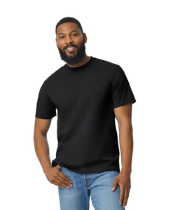 Camiseta de algodn ligero para adultos | Negro - Carbn Oscuro