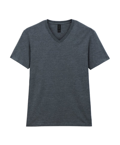 Camiseta de cuello en V Softstyle | Gris Antracite