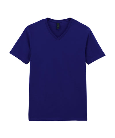 T-shirt col V Softstyle | Bleu marine - Bleu marine profond