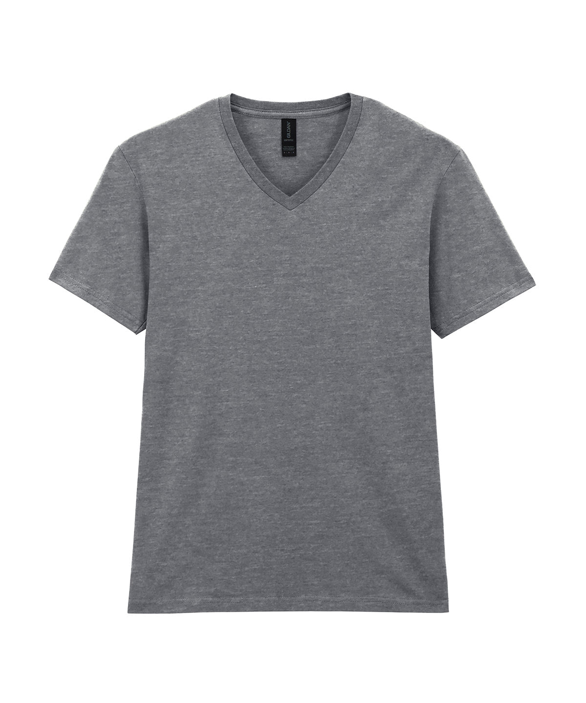 Camiseta de cuello en V Softstyle | Gris Deportivo - Gris Deportivo Claro
