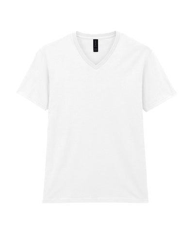 T-shirt col V Softstyle | Blanc - Ivoire