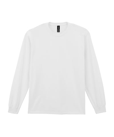 Camiseta de manga larga para adulto Ultra Cotton | Blanco - Marfil