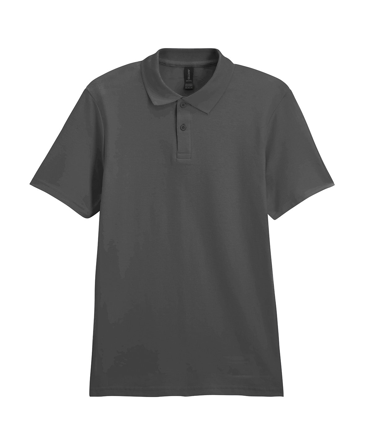 Polo doble piqu para adulto Softstyle | Gris Oscuro - Gris Carbn