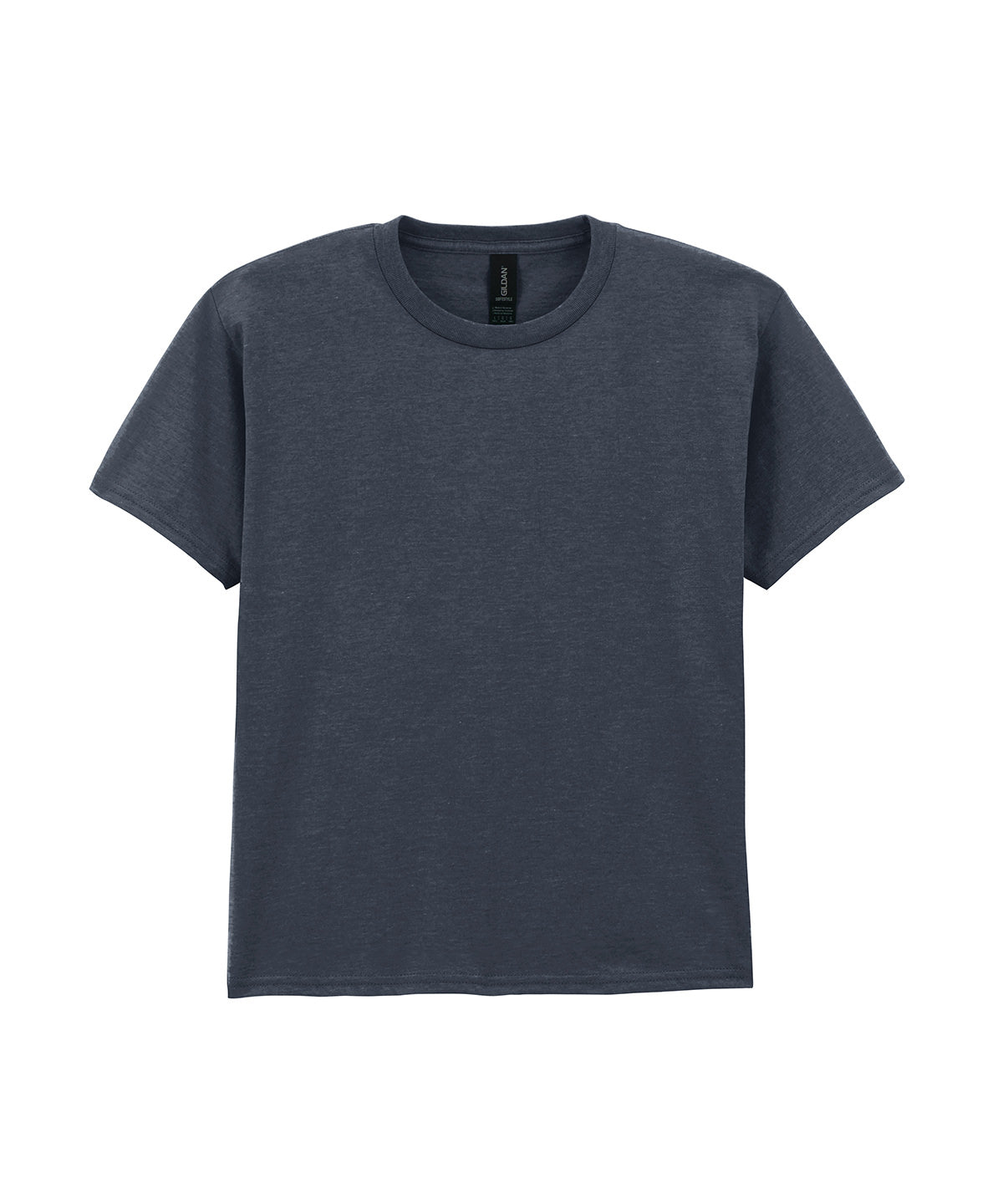 Camiseta juvenil de algodn peinado Softstyle | Gris Carbn Oscuro