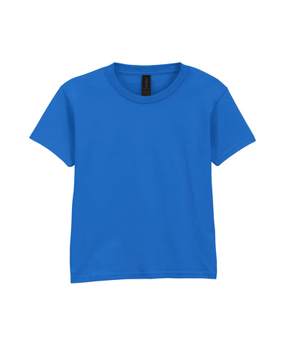 Camiseta juvenil de algodn peinado Softstyle | Azul Real - Azul Verdadero