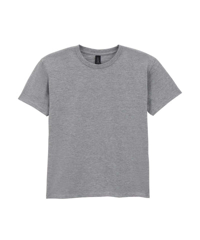 Camiseta juvenil de algodn peinado Softstyle | Gris Deportivo