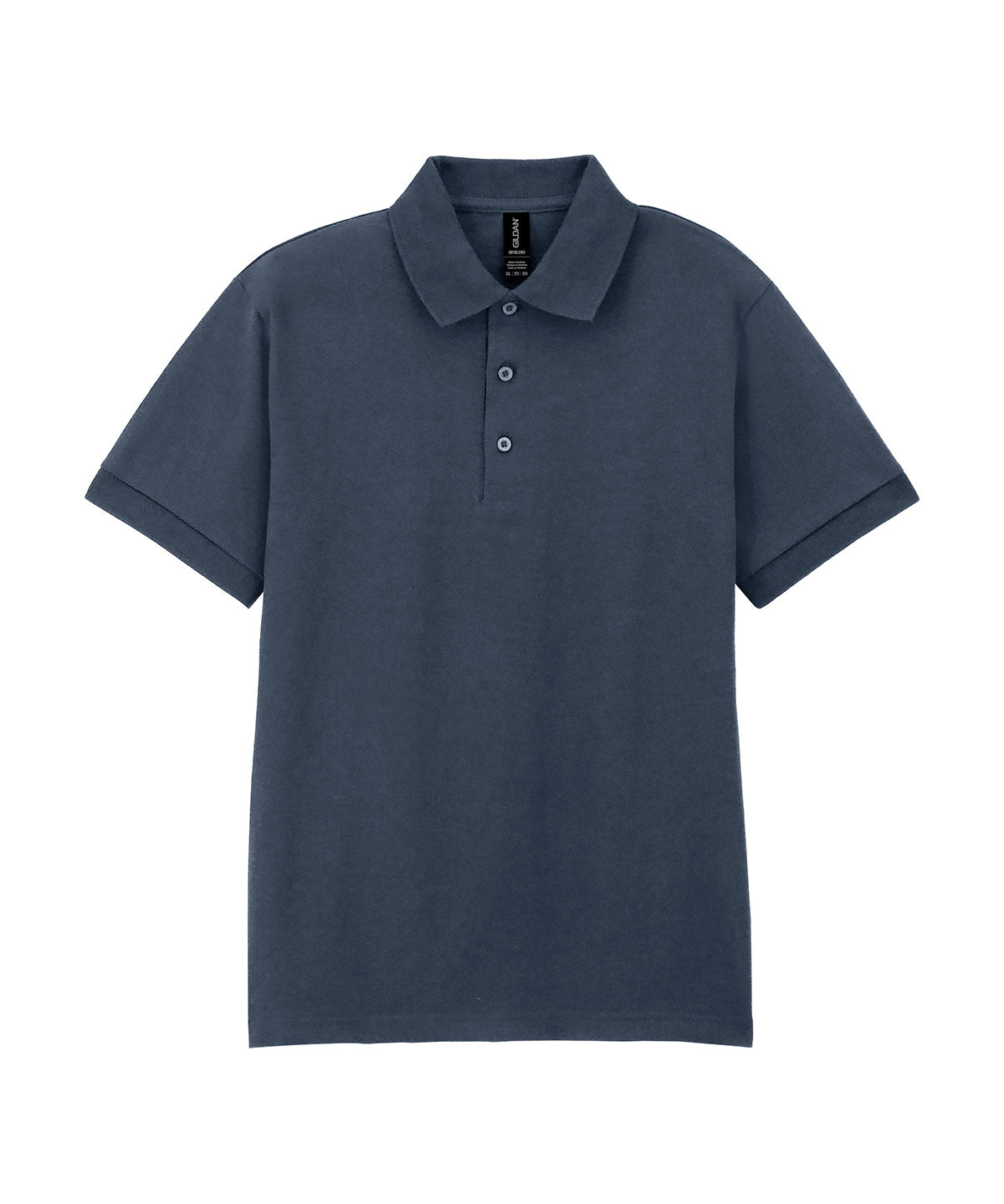 Polo de punto DryBlend® | Gris Carbn Oscuro