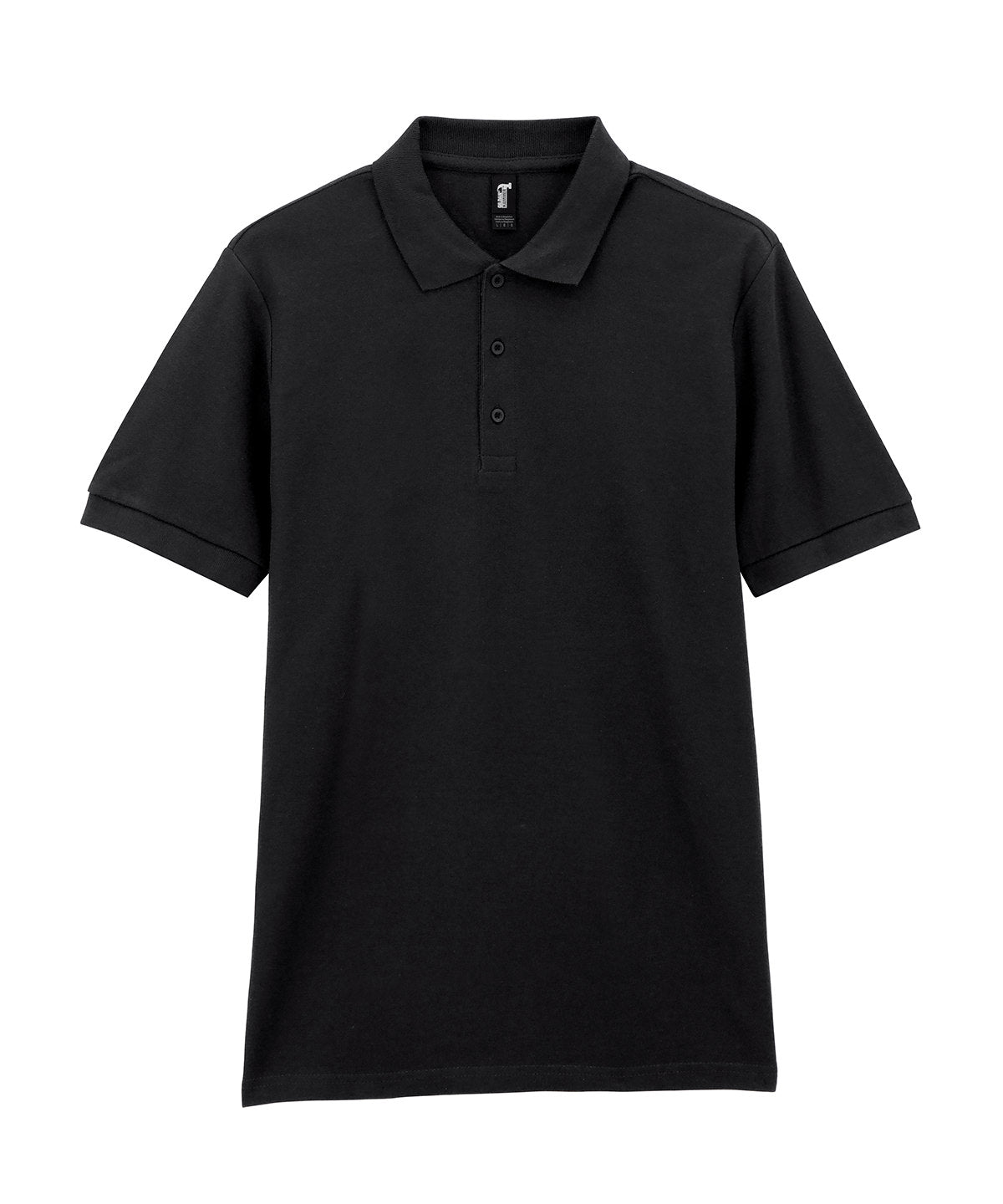 Camisa deportiva Hammer® piqu | Negro Profundo - Negro Intenso