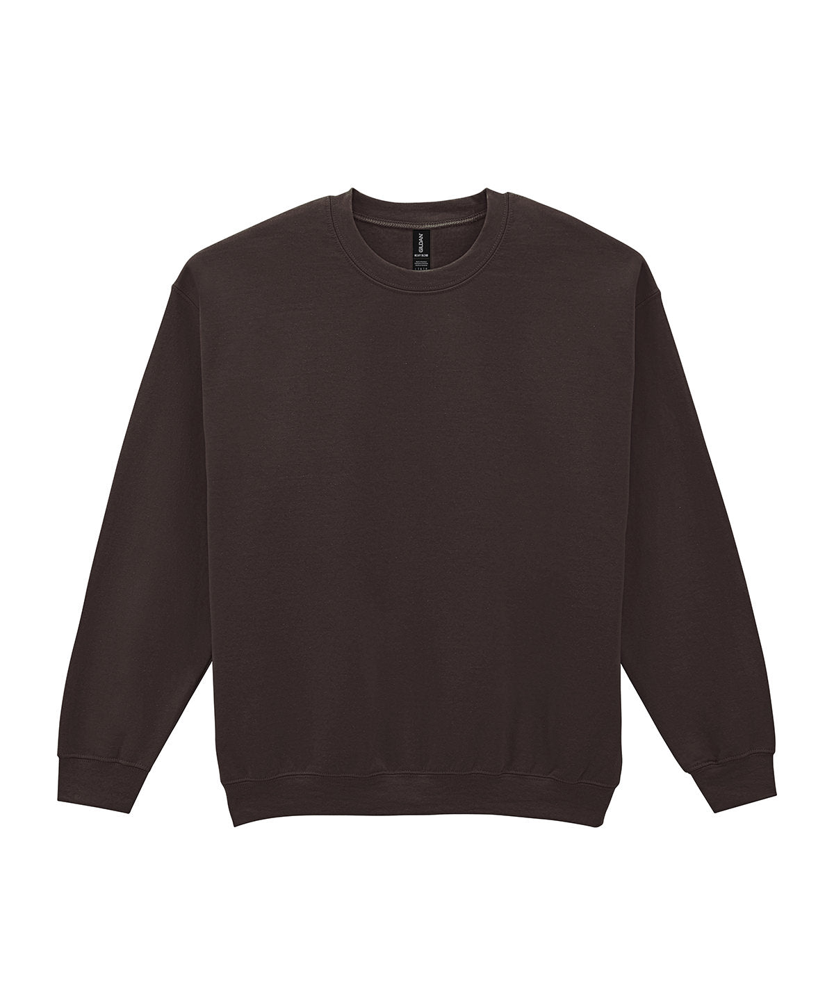 Sudadera de cuello redondo para adulto Heavy Blend | Chocolate Oscuro