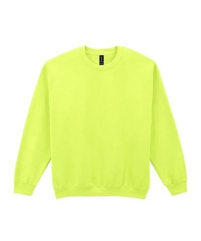 Sudadera de cuello redondo para adulto Heavy Blend | Vert Sécurité