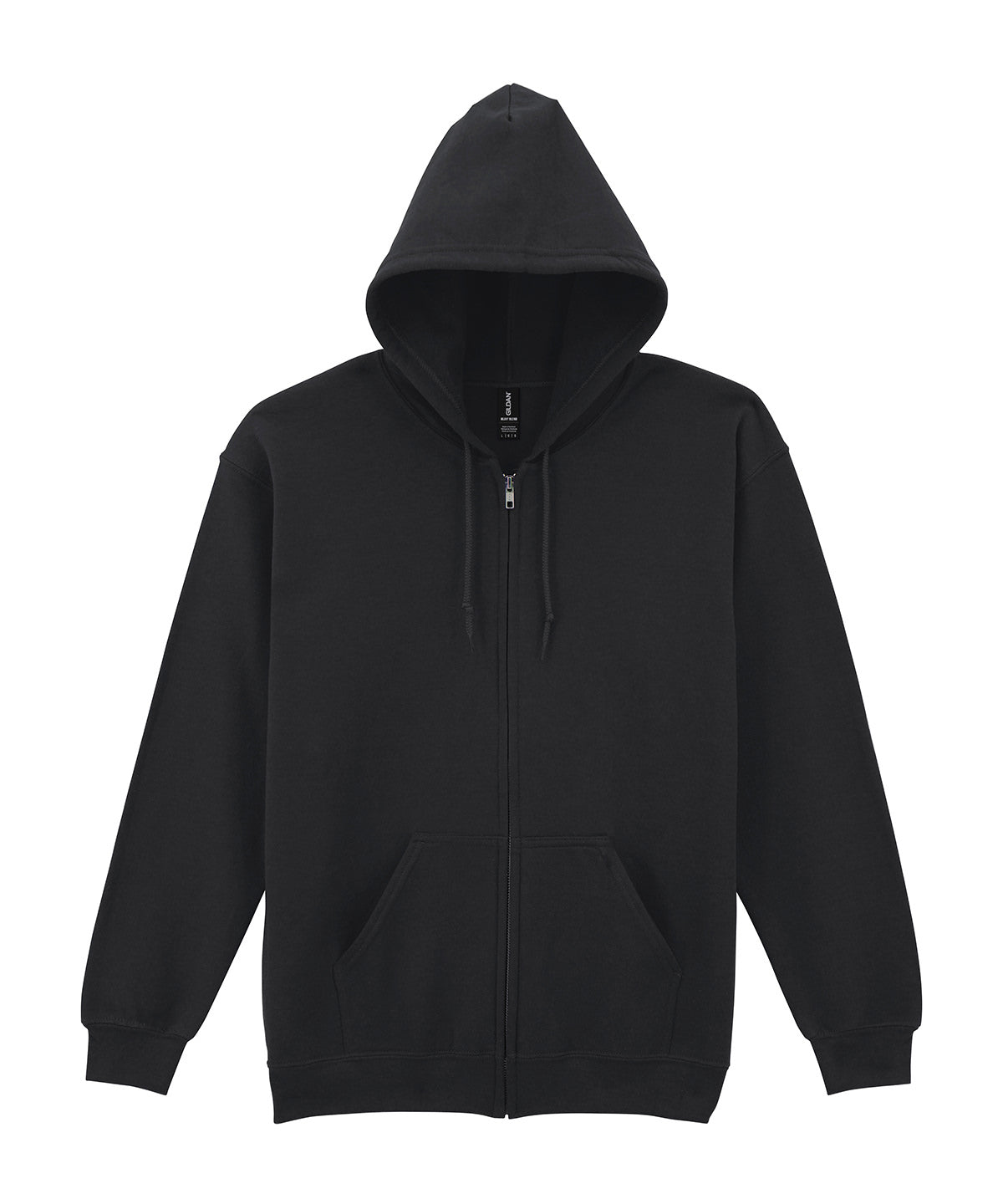 Sudadera con capucha y cremallera completa Heavy Blend | Negro