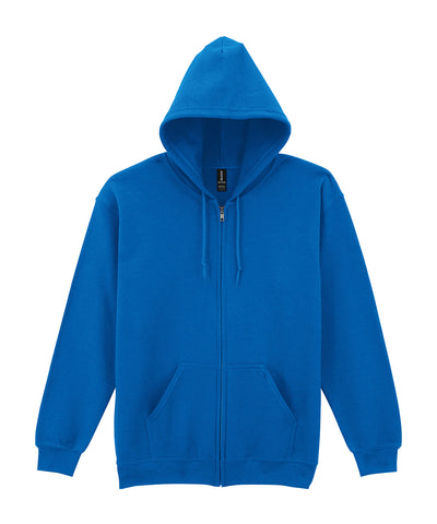 Sudadera con capucha y cremallera completa Heavy Blend | Azul Real