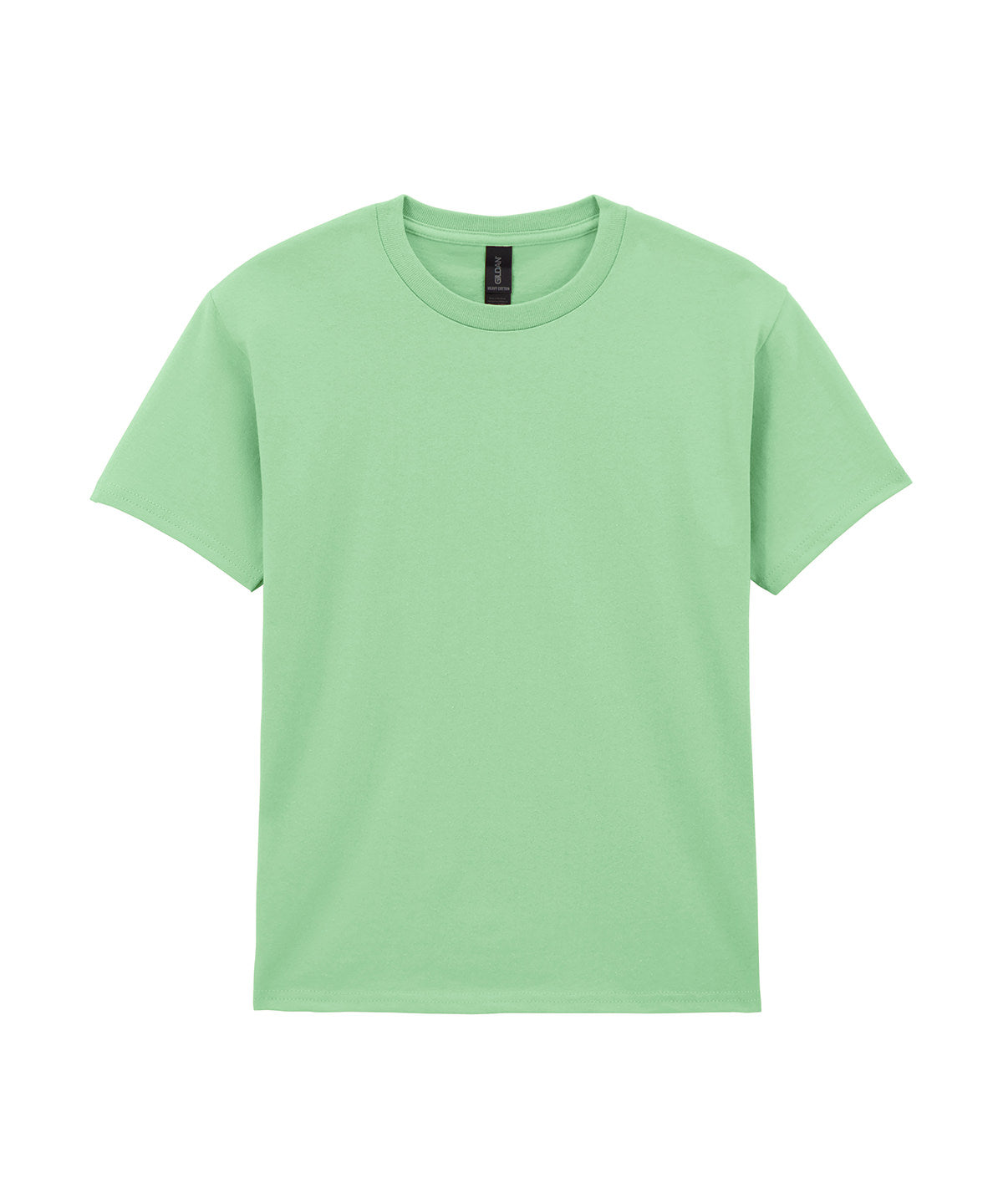 Camiseta de algodn grueso para jvenes | Verde Menta Claro