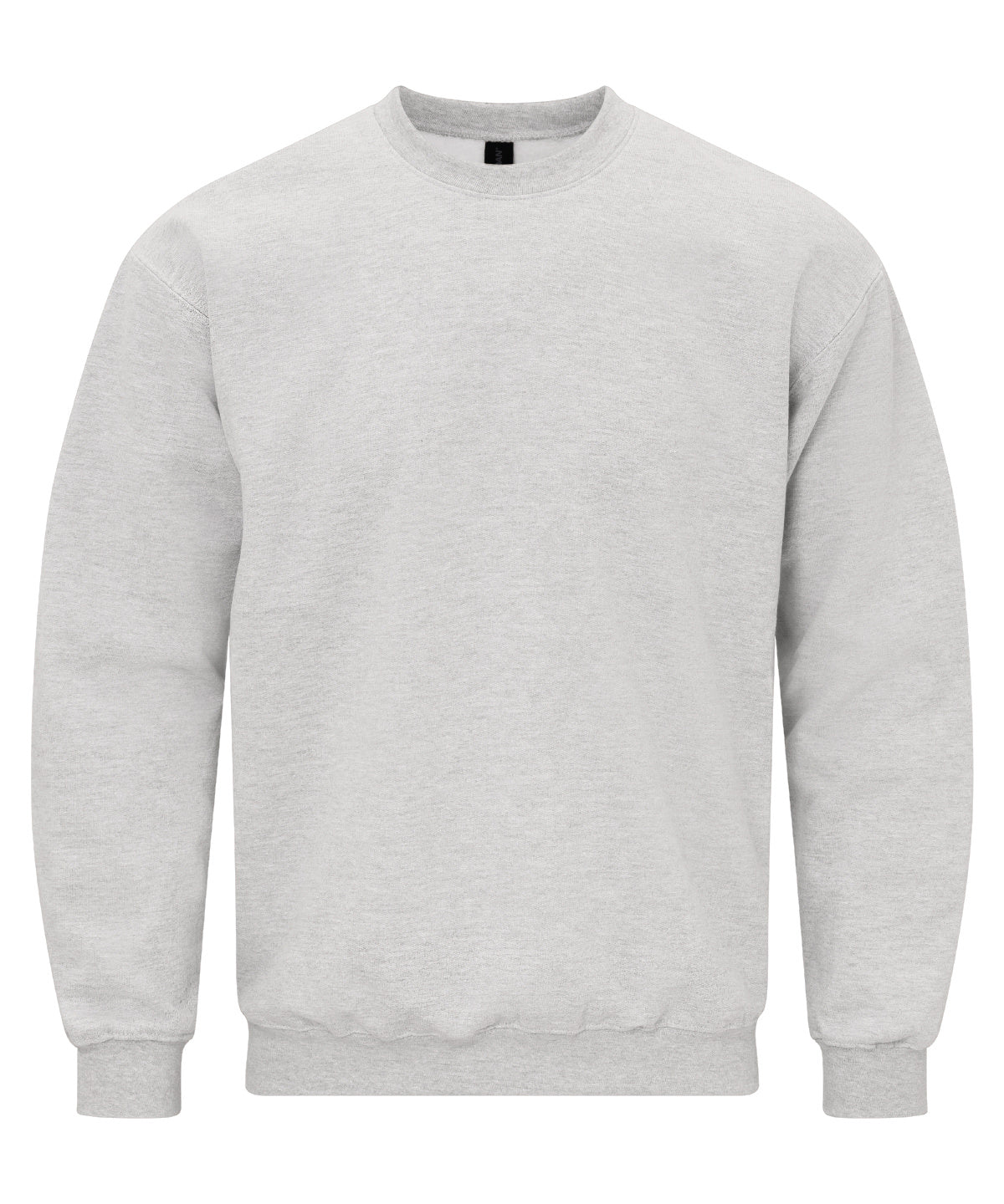 Sudadera de peso medio de felpa suave para adultos estilo crew neck | Gris Ceniza