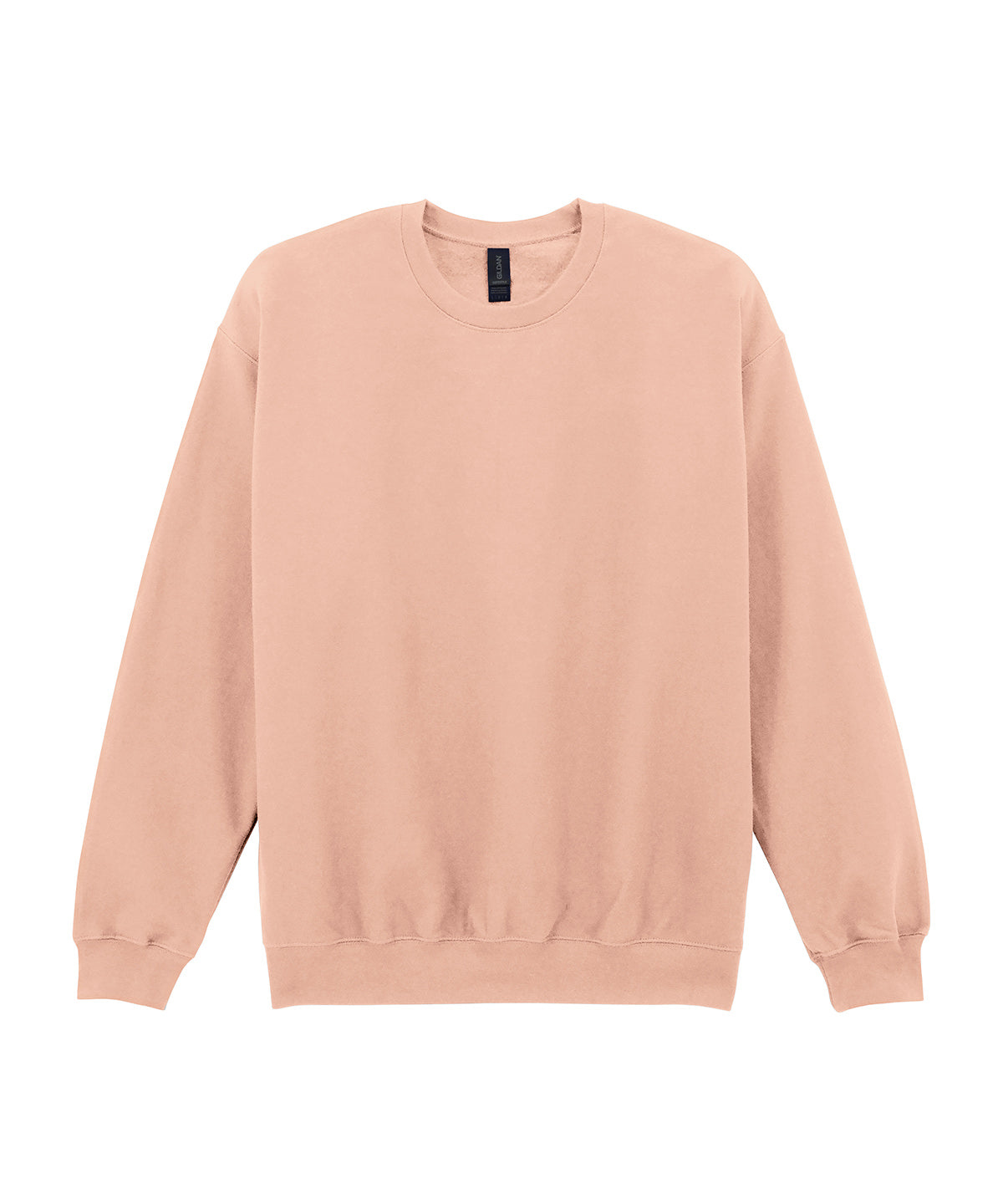 Sudadera de peso medio de felpa suave para adultos estilo crew neck | Rosa Empolvado