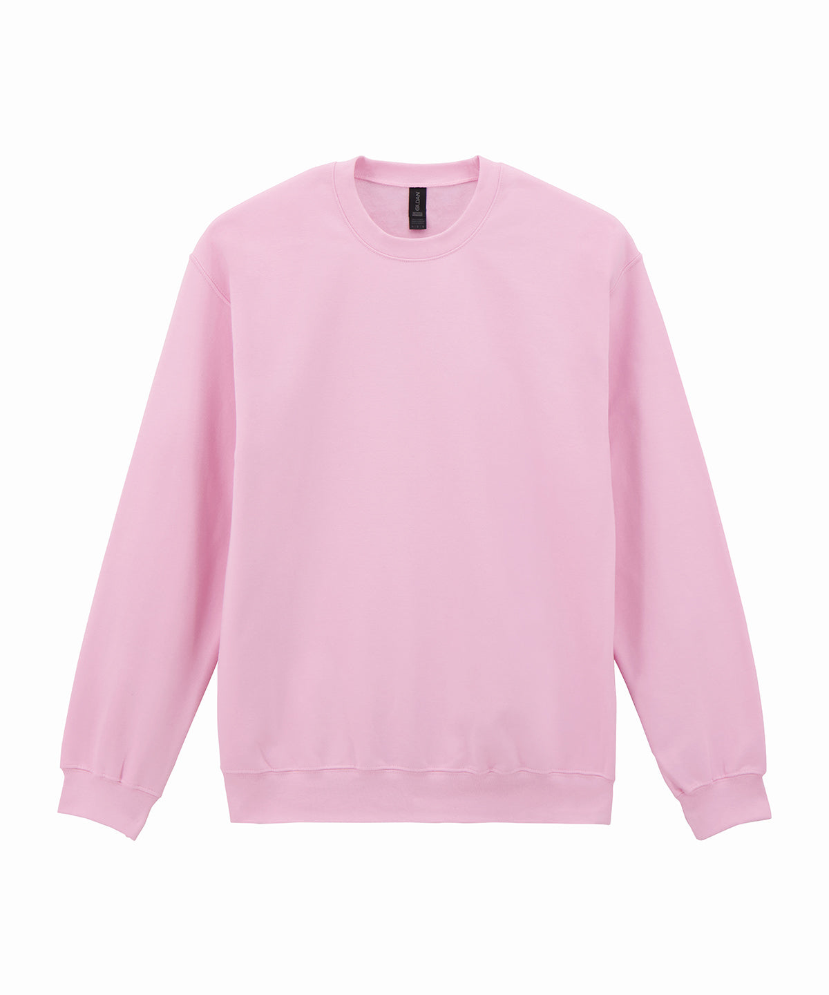 Sudadera de peso medio de felpa suave para adultos estilo crew neck | Rosa Plido