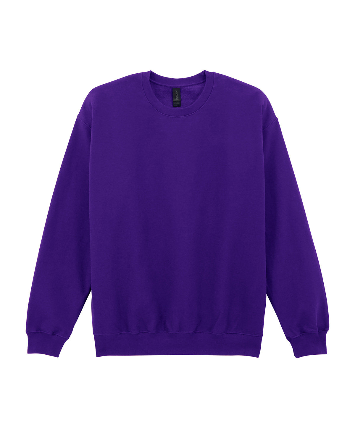 Sudadera de peso medio de felpa suave para adultos estilo crew neck | Morado