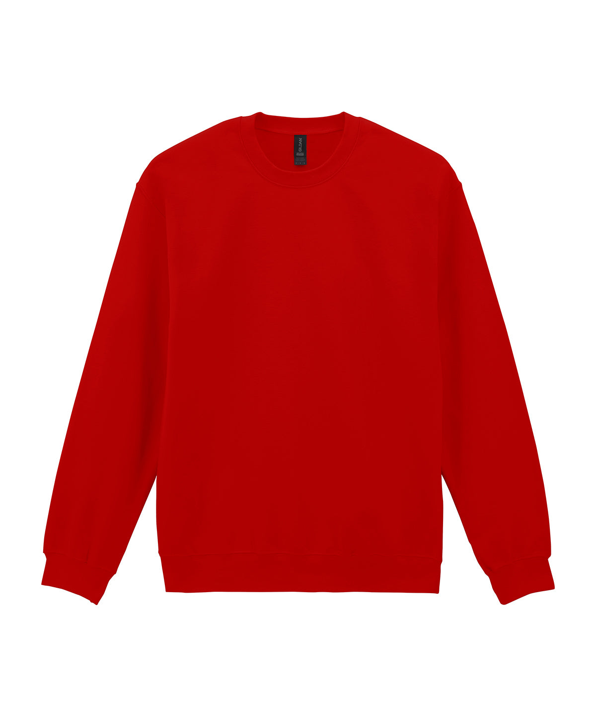 Sudadera de peso medio de felpa suave para adultos estilo crew neck | Rojo - Carmes