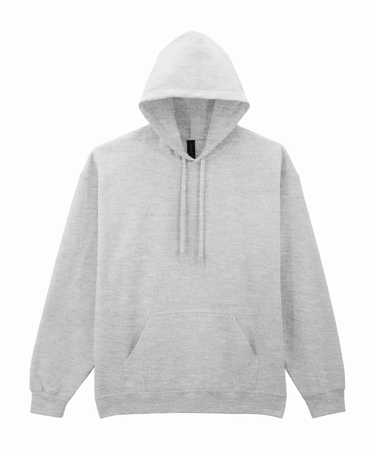 Sudadera con capucha de felpa de peso medio estilo suave para adultos | Gris Ceniza - Gris Humo