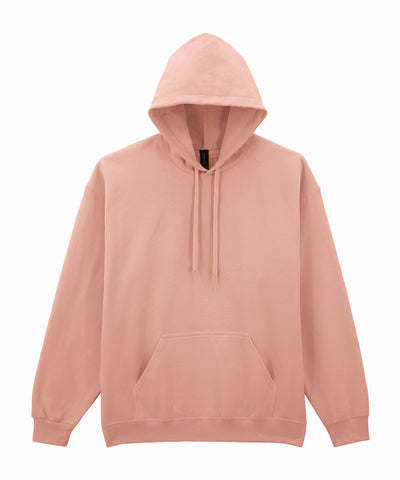 Sudadera con capucha de felpa de peso medio estilo suave para adultos | Rosa Empolvado