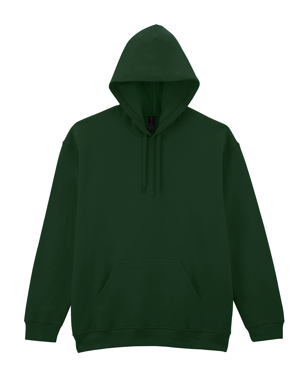Weicher Mittelschwerer Fleece-Kapuzenpullover für Erwachsene | Helles Waldgrün
