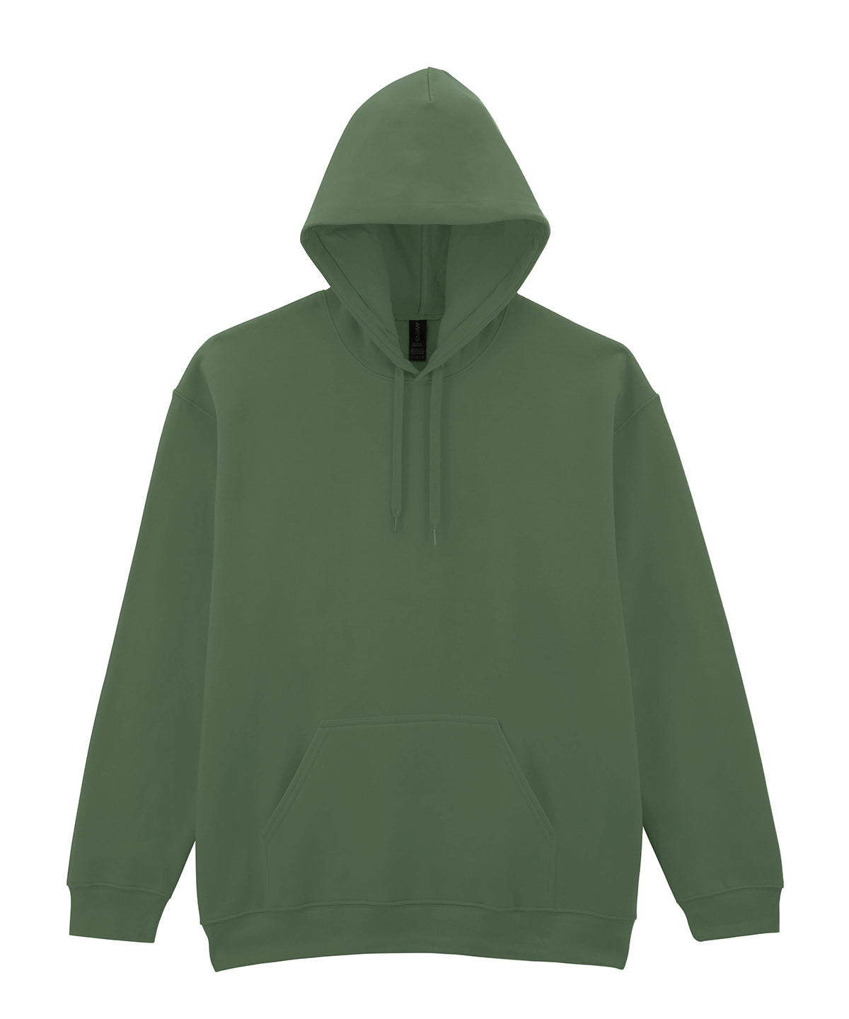 Weicher Fleece-Hoodie für Erwachsene | Militärgrün