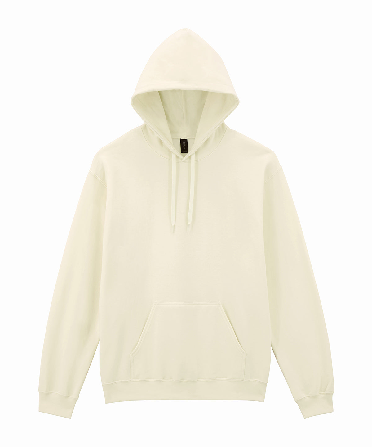Sudadera con capucha de felpa de peso medio estilo suave para adultos | Blanco Roto - Marfil Claro