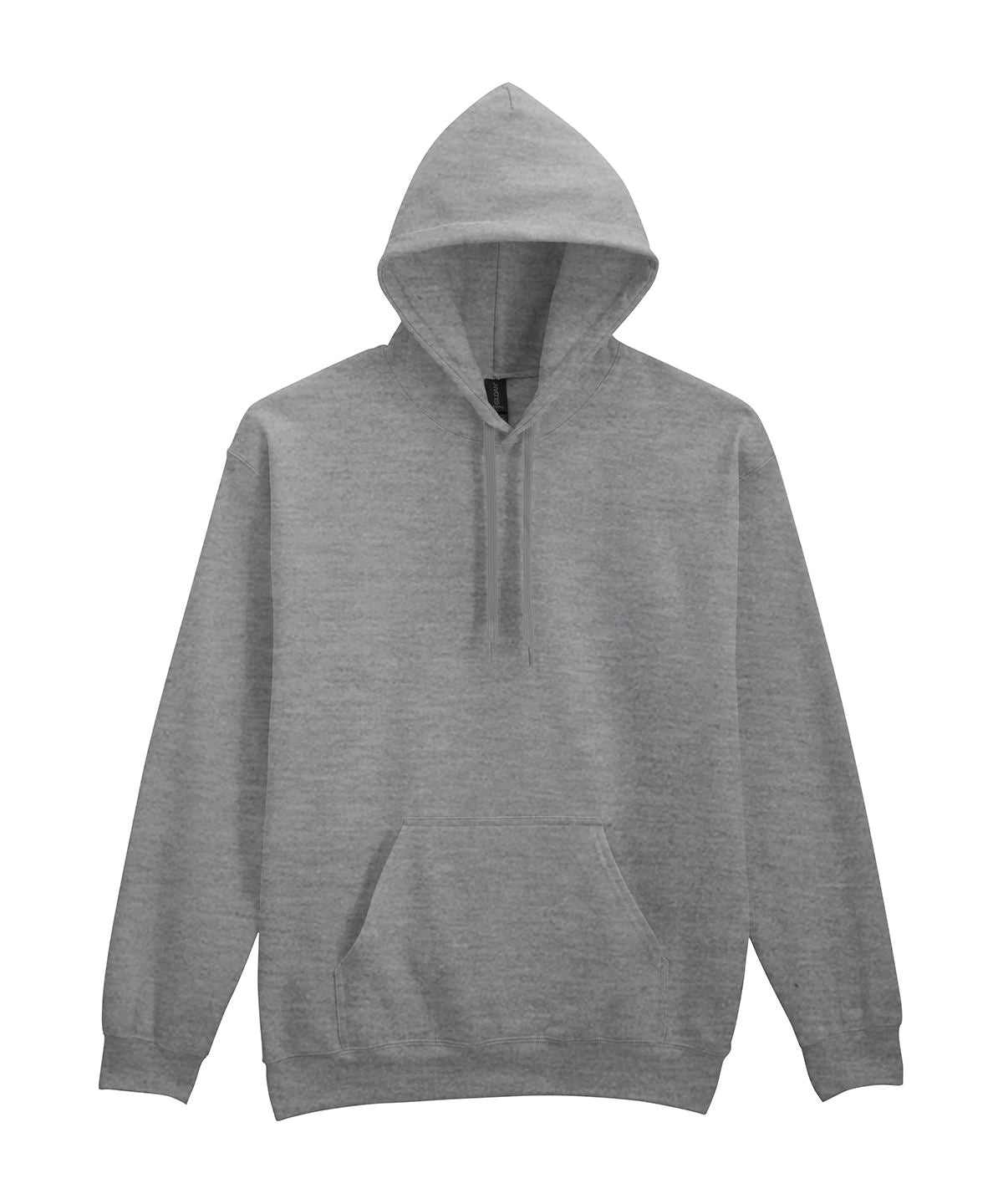 Sudadera con capucha de felpa de peso medio estilo suave para adultos | Gris Deportivo De Hilo Peinado
