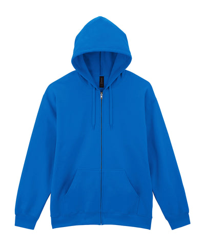 Softstyle Mittelschwerer Fleece-Hoodie mit durchgehendem Reißverschluss für Erwachsene | Königsblau