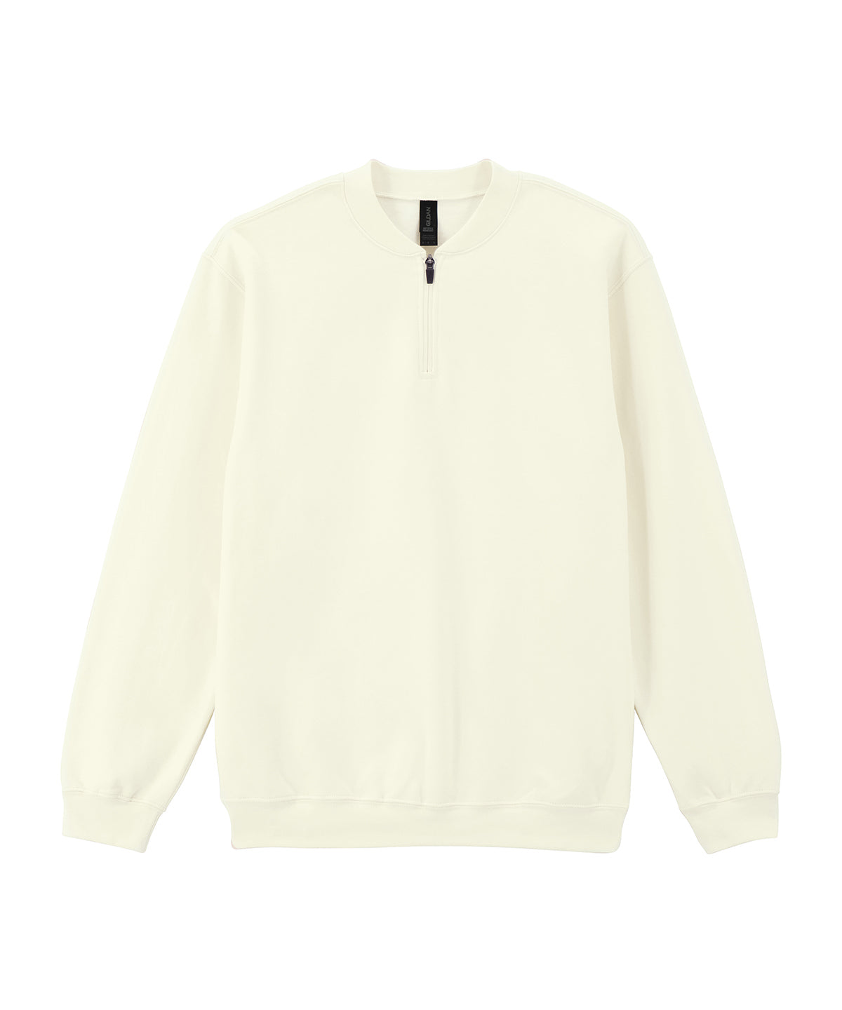 Sudadera con cremallera 1/4 de peso medio para adulto Coolplus® Softstyle | Blanco Roto