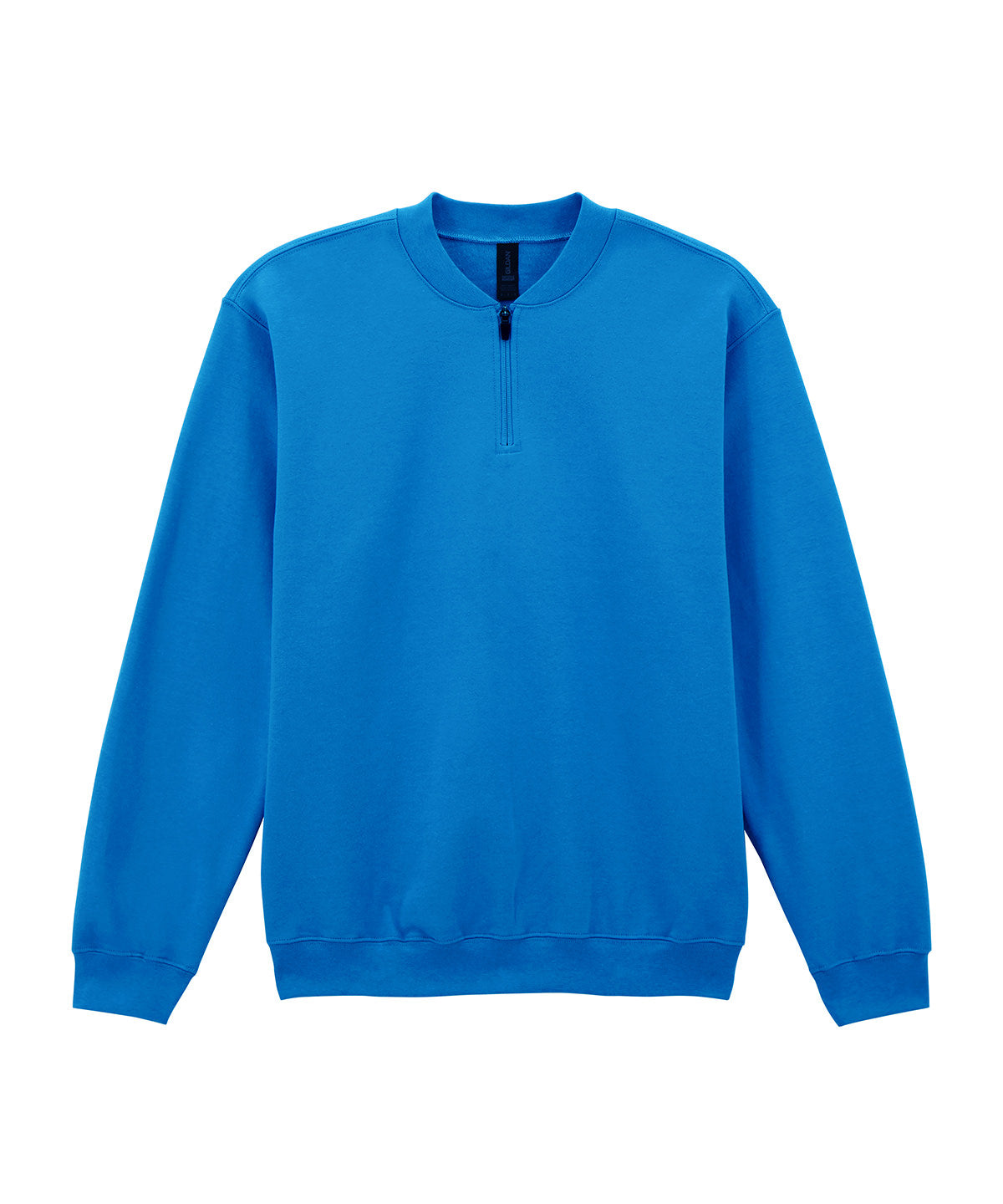 Sudadera con cremallera 1/4 de peso medio para adulto Coolplus® Softstyle | Azul Real - Azul Verdadero