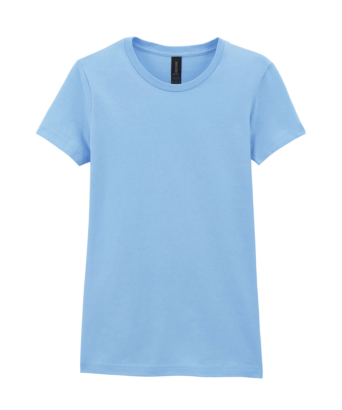 Camiseta de mujer de algodn peinado Softstyle | Azul Suave